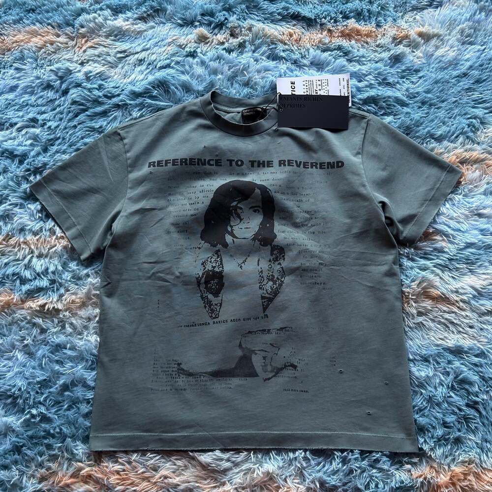 Enfants Riches Deprimes Reverend Reference To The Reverend Distressed T-Shirt